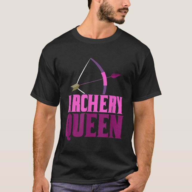 Range Queen Bogenschützen-Jagdbogen Pfeil Jäger Sp T-Shirt (Vorderseite)