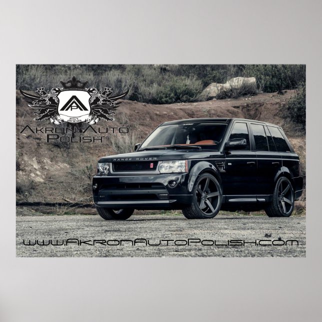 Range Rover, Akron Auto Polnisch Poster (Vorne)