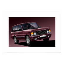 Range Rover Classic Poster Illustration