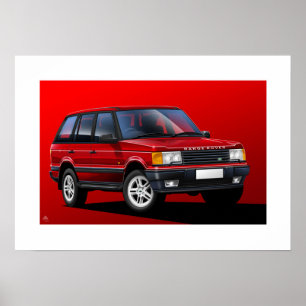 Range Rover P38 Poster-Illustration Poster