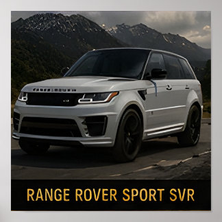 Range Rover Sport SVR moderner Luxus-SUV Poster