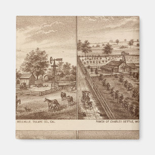 Ränge, Ställe, Tulare Co., Cal Magnet