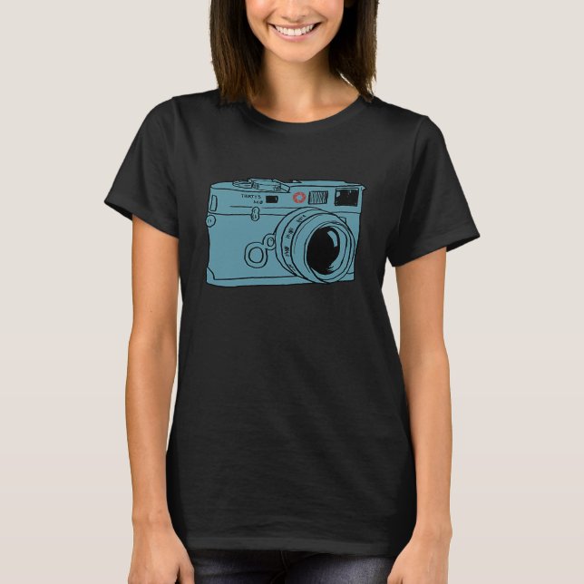 Rangefinder-Kamera T-Shirt (Vorderseite)