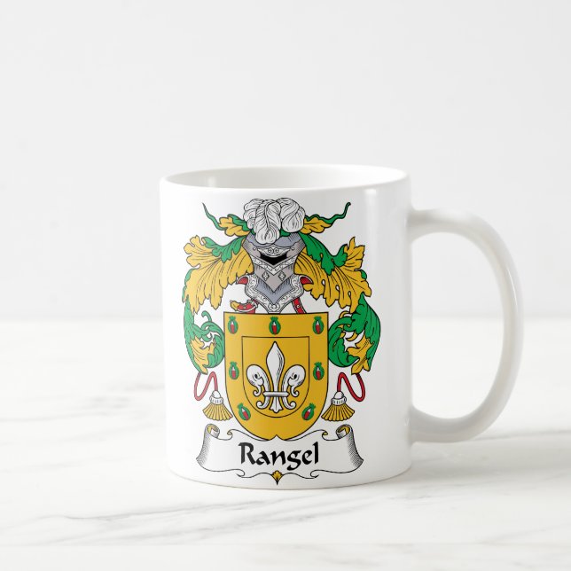 Rangel Familienwappen Kaffeetasse (Rechts)