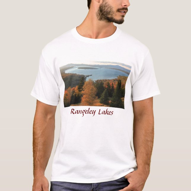 Rangeley See-Region Mooselookmeguntic See T-Shirt (Vorderseite)