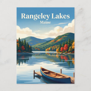 Rangeley-Seen Maine Postkarte