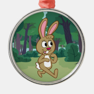 Ranger Becky Hare Silbernes Ornament