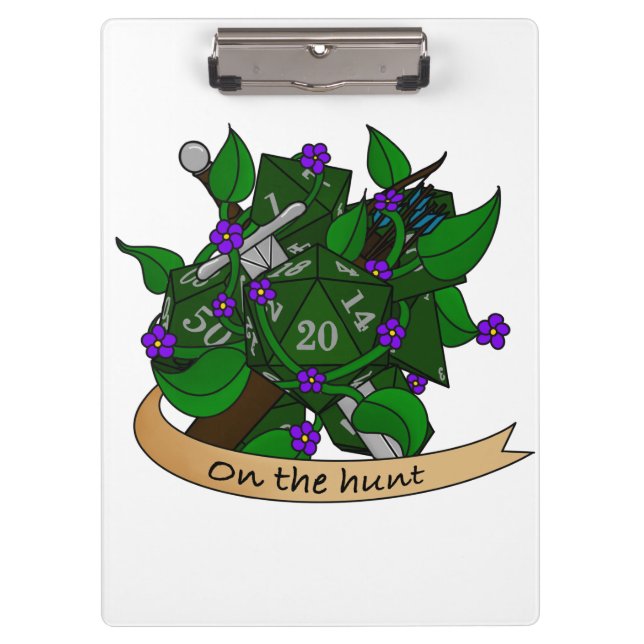 Ranger Dice Design Klemmbrett (Vorderseite)