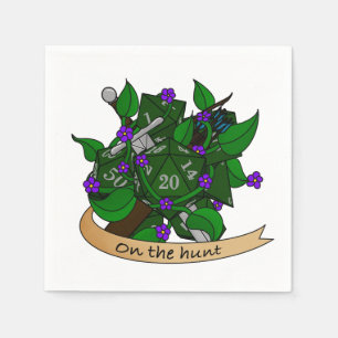 Ranger Dice Design Serviette