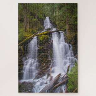 Ranger Falls, Rainer National Park, Washington Puzzle