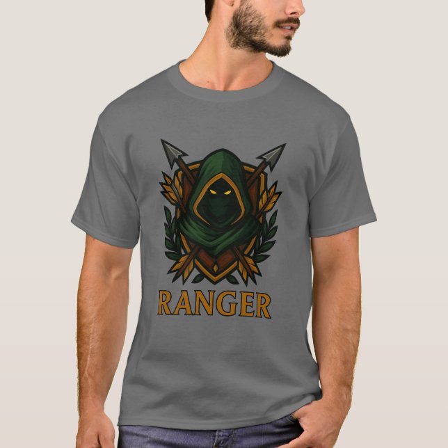  Ranger — Olhos na Floresta, Alvo no Coração T-Shirt (Vorderseite)
