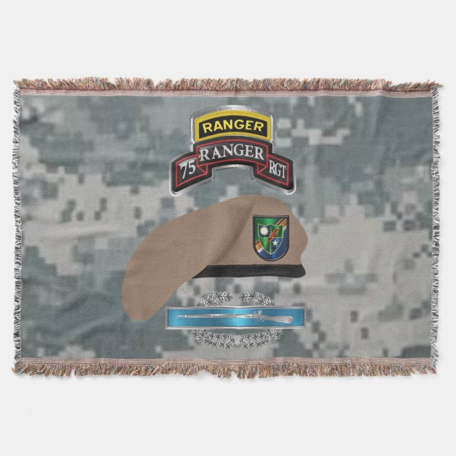 Ranger Regiment Combat Veteran Camouflage Decke (Vorderseite)
