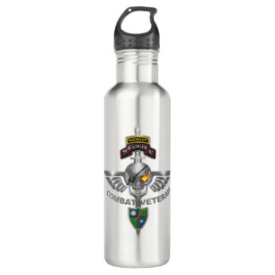 Ranger Regiment Combat Veteran Edelstahlflasche