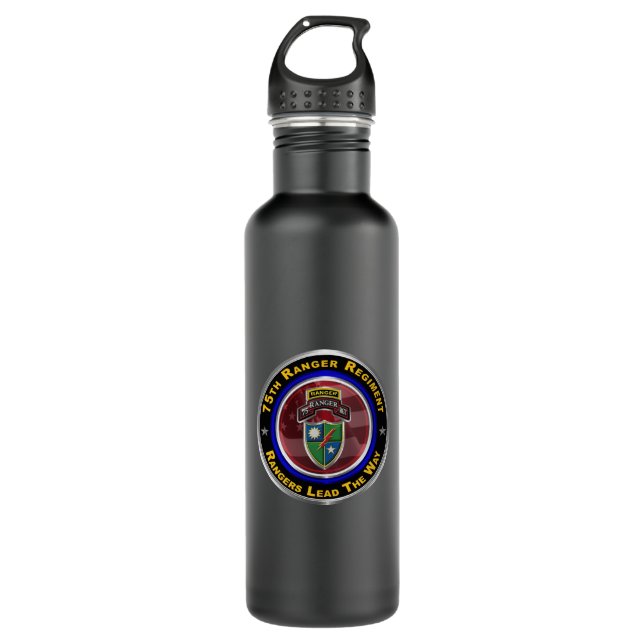 Ranger Regiment Edelstahlflasche (Vorderseite)