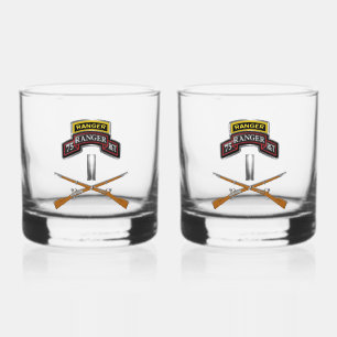 Ranger Regiment Erster Leutnant 1LT Whiskyglas