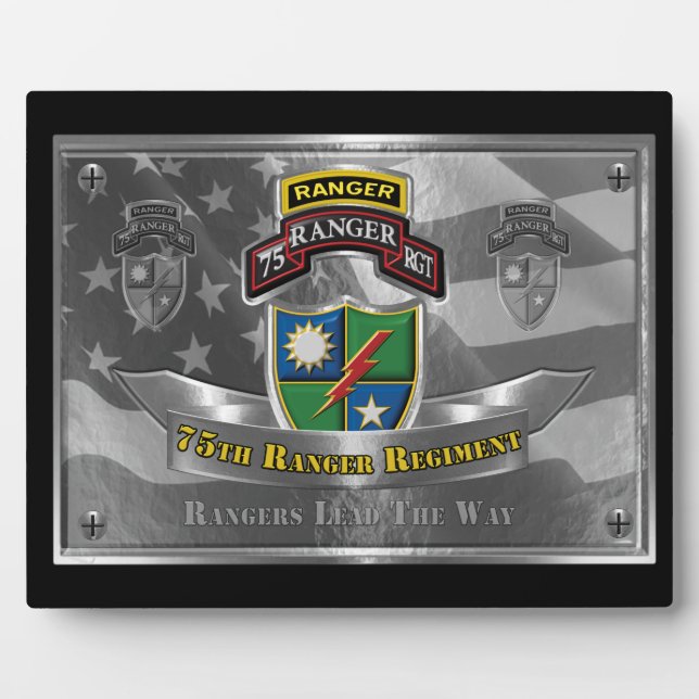 Ranger Regiment Fotoplatte (Vorderseite)