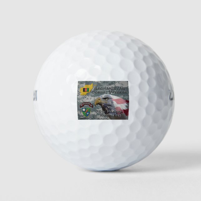 Ranger Regiment für den afghanischen Kampfveteran Golfball (Vorderseite)