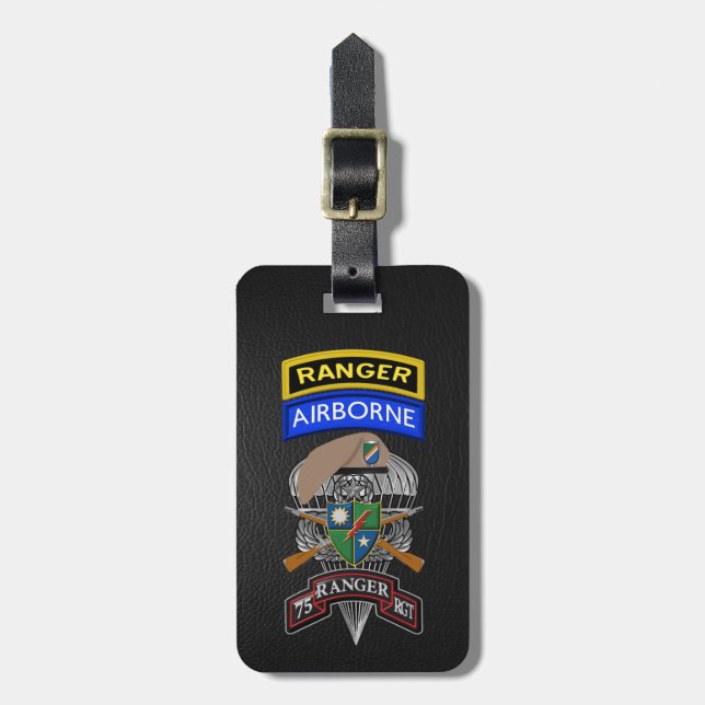Ranger Regiment Gepäckanhänger (Vorderseite vertikal)