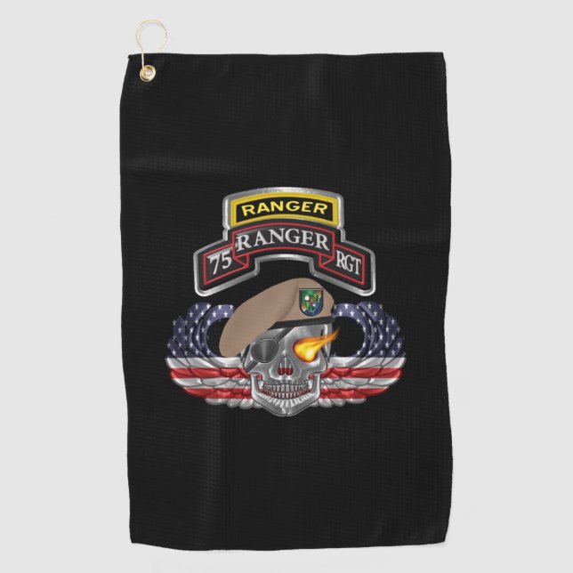 Ranger Regiment Golfhandtuch (Vorderseite)