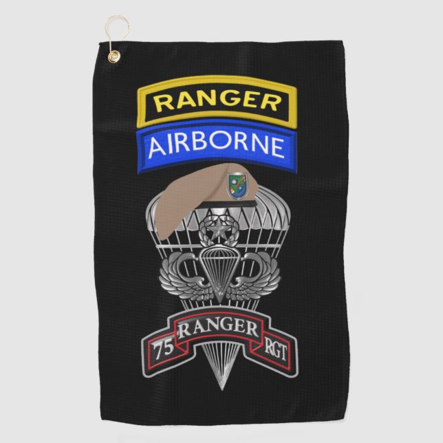 Ranger Regiment Golfhandtuch (Vorderseite)