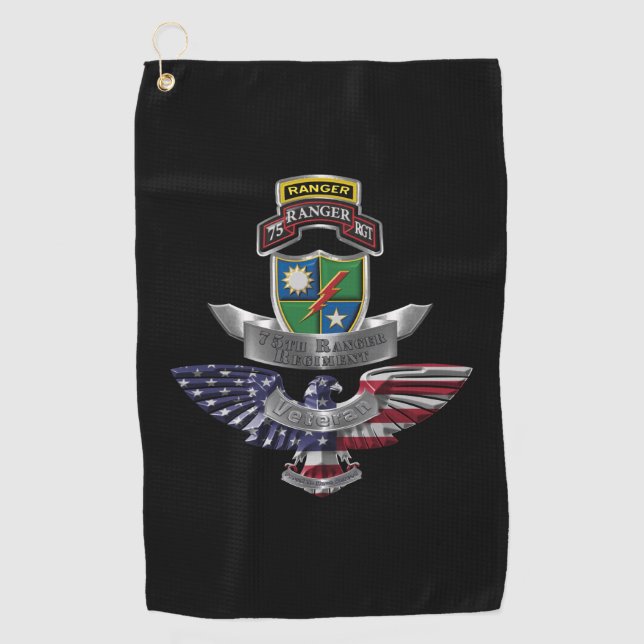Ranger Regiment Golfhandtuch (Vorderseite)