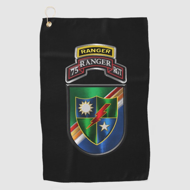 Ranger Regiment Golfhandtuch (Vorderseite)