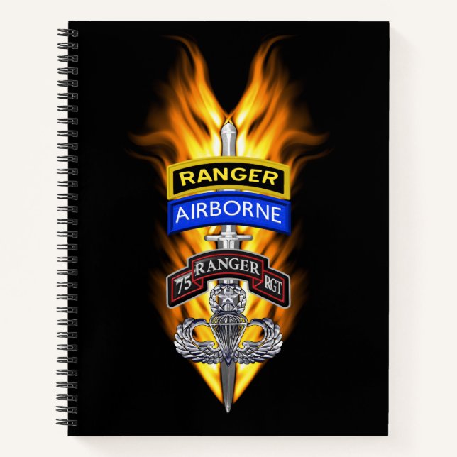 Ranger Regiment Notizbuch (Vorderseite)
