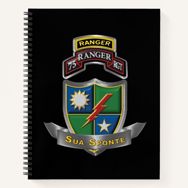 Ranger Regiment Notizbuch (Vorderseite)