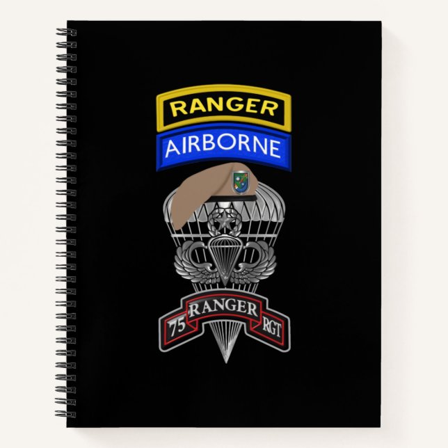 Ranger Regiment Notizbuch (Vorderseite)