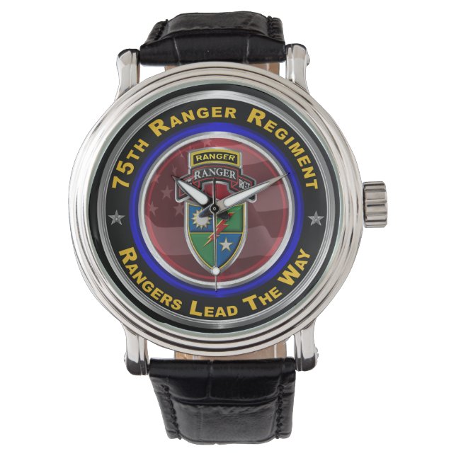Ranger Regiment "Rangers Lead The Way" Armbanduhr (Vorderseite)