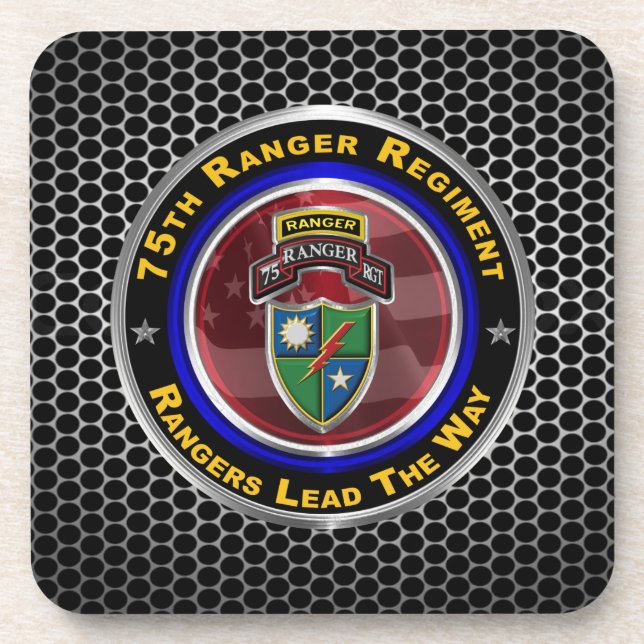 Ranger Regiment "Rangers Lead The Way" Getränkeuntersetzer (Vorderseite)