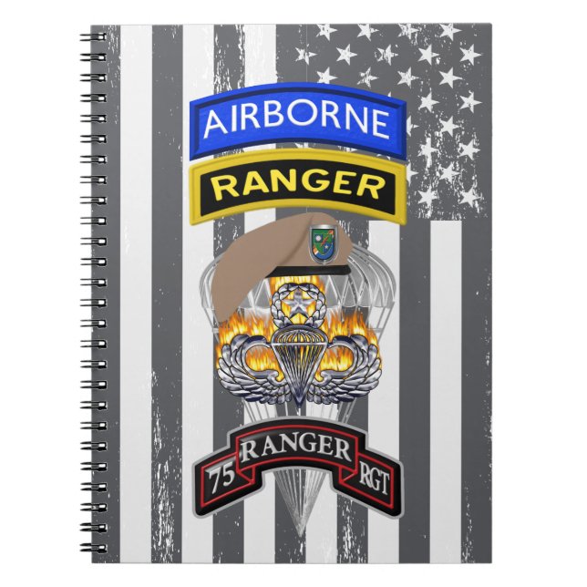 Ranger Regiment "Sua Sponte" Notizblock (Vorderseite)