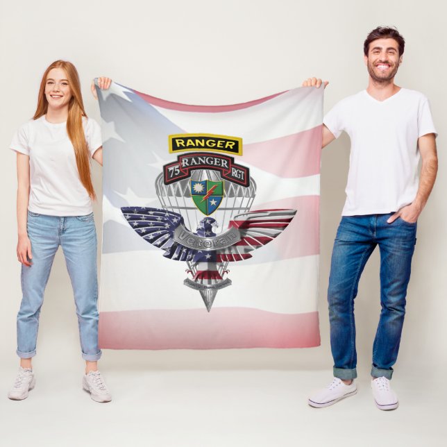 Ranger Regiment Veteran Fleecedecke (Beispiel)
