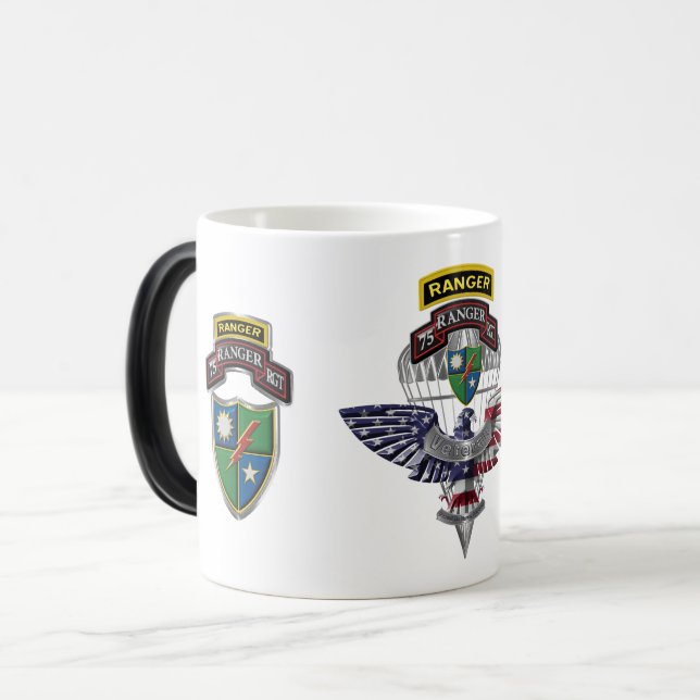 Ranger Regiment Veteran Verwandlungstasse (Vorderseite Links)