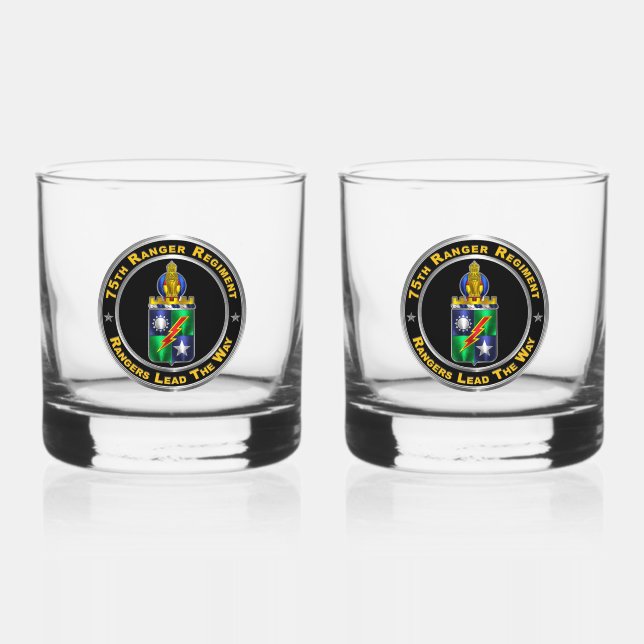 Ranger Regiment Whiskyglas (Vorderseite)