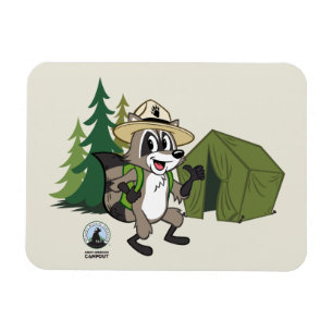 Ranger Rick   Great American Campout - Zent Magnet