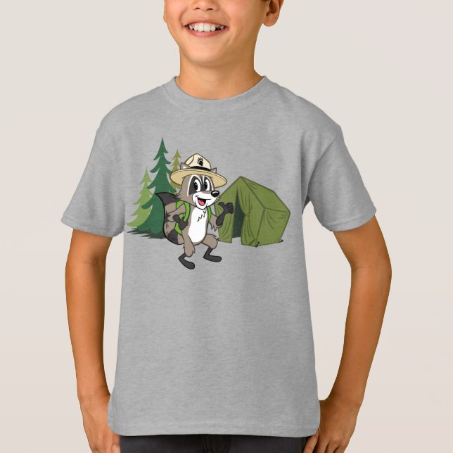Ranger Rick | Great American Campout - Zent T-Shirt (Vorderseite)