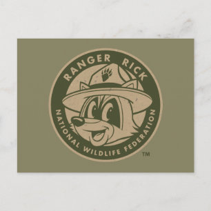 Ranger Rick   Ranger Rick Khaki Logo Postkarte
