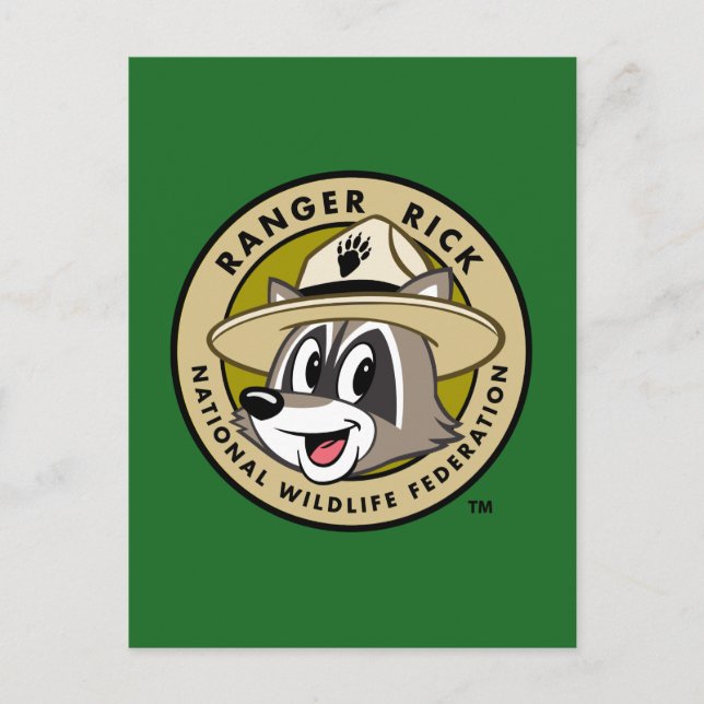 Ranger Rick Ranger Rick Logo Postkarte (Vorderseite)
