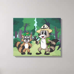 Ranger Rick   Ranger Rick & Ricky Leinwanddruck