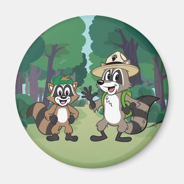 Ranger Rick | Ranger Rick & Ricky Magnet (Vorne)