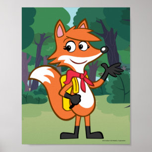 Ranger Rick   Scarlett Fox Waving Poster