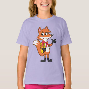 Ranger Rick Scarlett Fox Waving T-Shirt