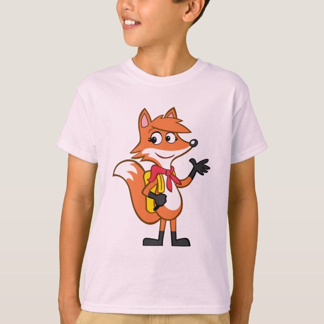 Ranger Rick | Scarlett Fox Waving T-Shirt (Vorderseite)