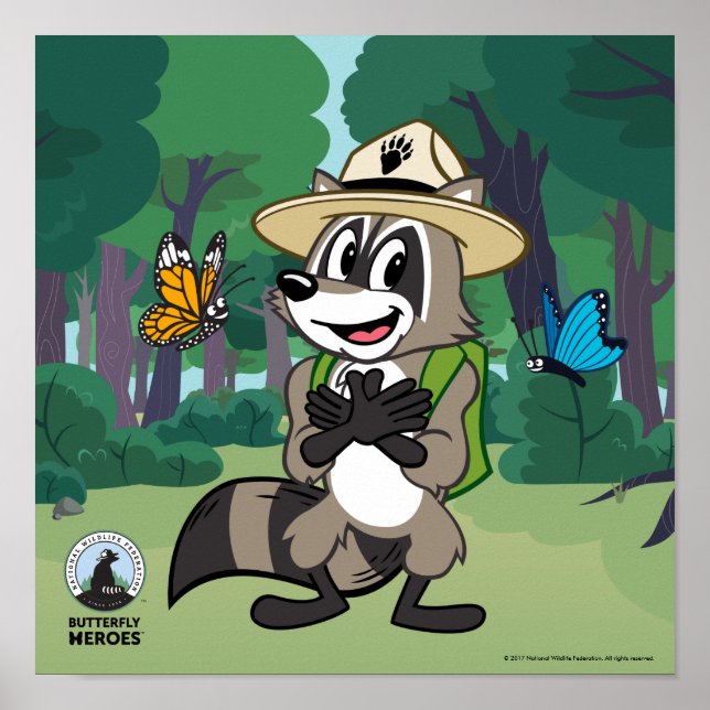 Ranger Rick | Schmetterlingsheld - Schmetterlingss Poster (Vorne)