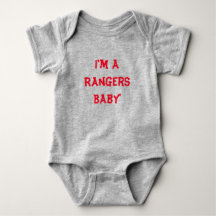 Rangers Baby One Piece Gray