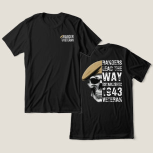 Rangers Lead The Way Veteran Schädel Tri-Blend Shirt