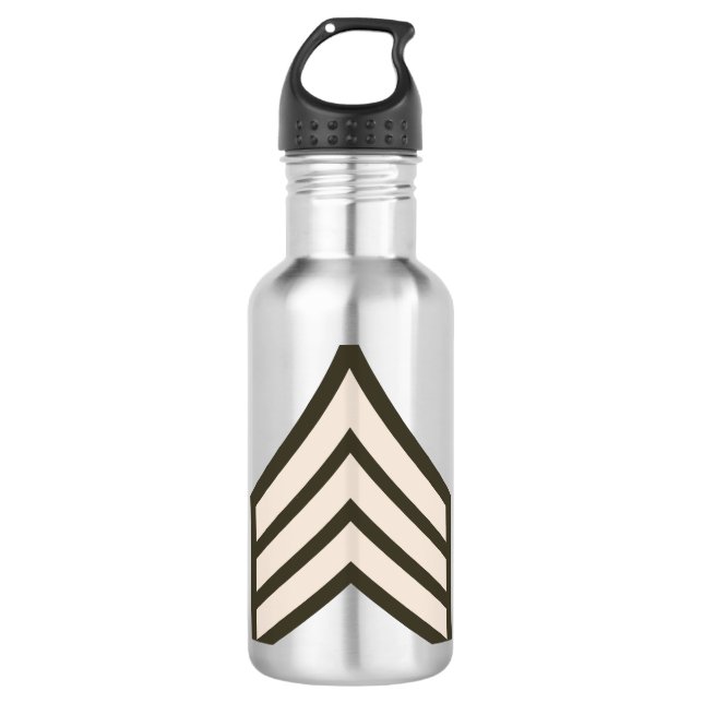 Rangfolge der Armee Edelstahlflasche (Vorderseite)