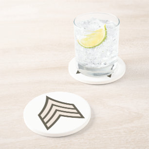 Rangfolge der Armee Getränkeuntersetzer