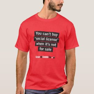Rangieren Sie den Kohlenstoffsteuer-T - Shirt aus